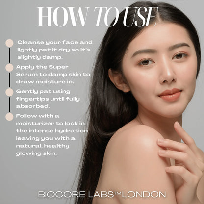 ADVANCED 3 IN 1 SUPER SERUM by BIOCORE LABS™ 100 mL 3.38 FL. OZ. - 3 IN 1 SUPER SERUM BY BIOCORE LABS 